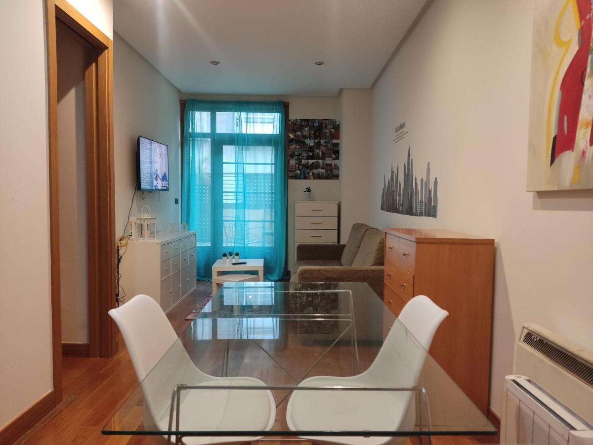 Appartamento Pleno Centro, Terraza, Principe, 5 Min Casco Vello Y Estacion Ave Vigo Esterno foto