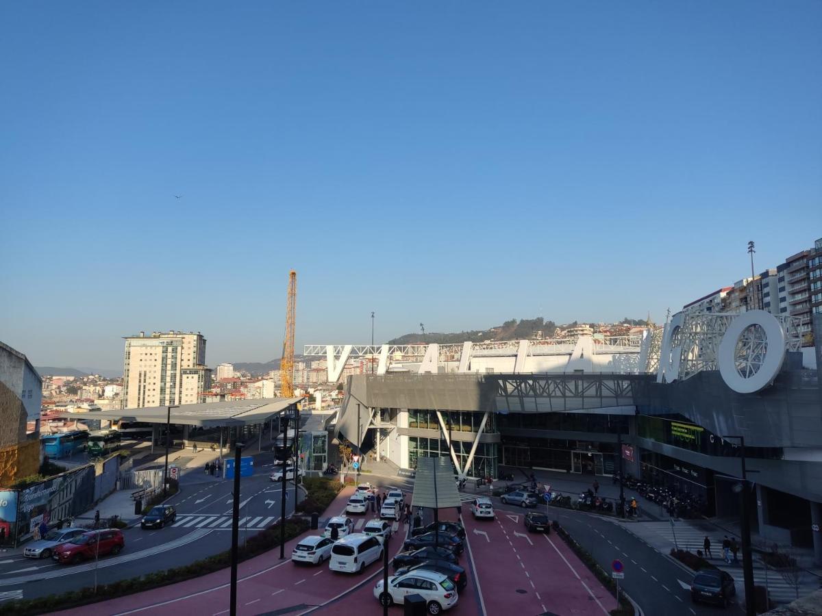 Appartamento Pleno Centro, Terraza, Principe, 5 Min Casco Vello Y Estacion Ave Vigo Esterno foto